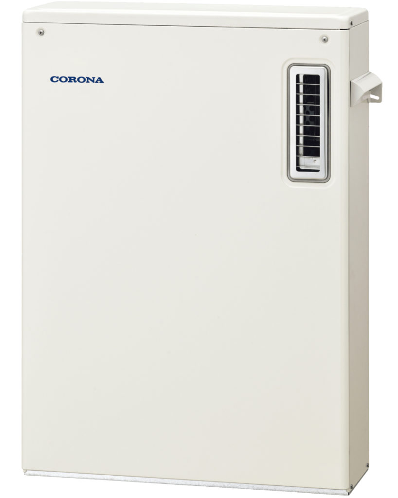ガス化燃焼 石油給湯器 アビーナG UKB-AG472A(MSW) CORONA（コロナ） 給湯 追いだき オート 屋外 壁掛 ステンレス外装 前面排気 ボイスリモコン 直圧式 46.5kW - 1